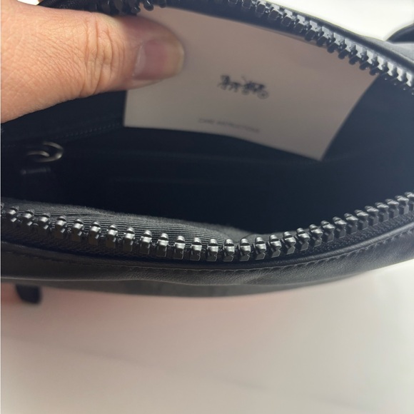 NWT Coach Edge Belt Bag In Signature Canvas Fanny Waist Body Signature Red Char - Picture 3 of 9